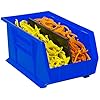 Akro-Mils 40245 Plastic Length Dividers for AkroBins Stackable Storage Bins Models 30240, 30245, Custom Storage Inserts for Tools, Crafts & Supplies, 6-Pack, Black #1
