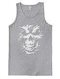Silver Skull Men's Tank Top T-shirt