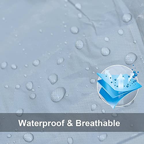 BALLSHOP Full Car Cover Waterproof Most Weather for Automobiles, Outdoor Rain UV Protection Sun Scratch Resistant Windproof Universal Cover Fit for Sedan(Large,480x175x120) - Image 5
