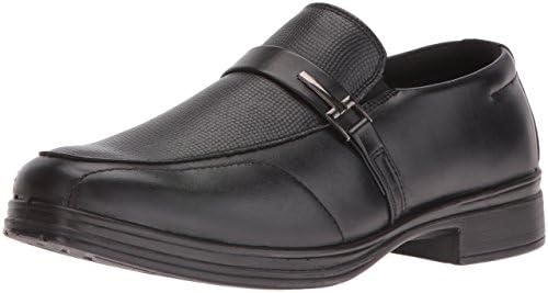 Deer Stags Boy's Loafer, Black, 4 Big Kid
