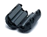 System-S 5x Ferritkern 5 mm Ø geteilt Klappferrit Ringkern Mantelwellenfilter für Kabel