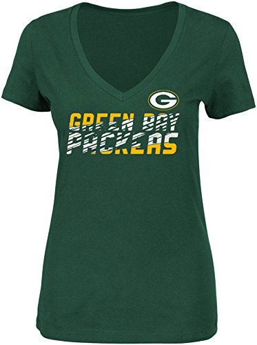 NFL Women's Smash Victory Program Short Sleeve V-Neck Tee