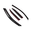 TuningPros Outside Mount Window Vent Visors Rain Guards Compatible with Lexus RX300 1999-2003 | Side Window Wind Deflectors Rain Shields | Black Tinted, 4 Pcs Set, BGWV-475 #1
