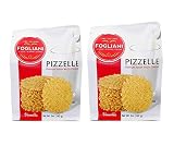Fogliani Vanilla Pizzelle Waffle Cookies, 5 ounce (Pack of 2)