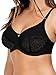 PARFAIT Enora Women's Full Bust Supportive Full Coverage Unlined Minimizer P5272-Black-32DD