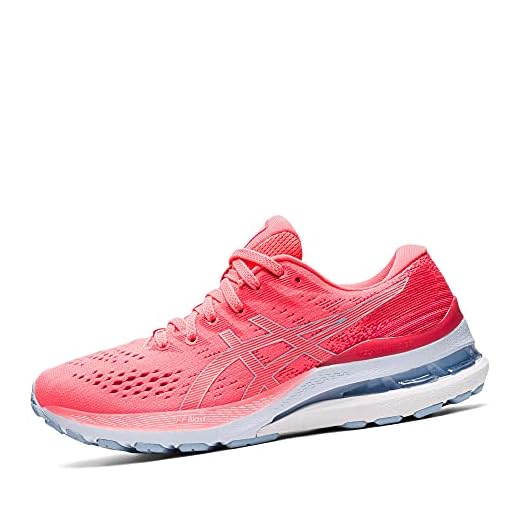 ASICS Gel-Kayano 28 löparsko för kvinnor, Blazing korall dimma - 37.5 EU