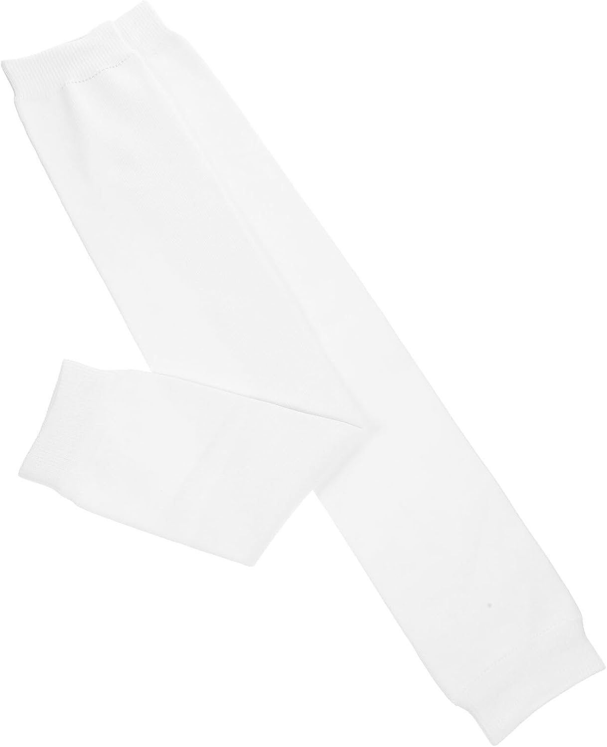 PRETYZOOM Men’s Football Calf Compression Sleeves, Elastic Sports Leg Sleeves, White Medium Size, 2pcs Calf Socks for Running and Basketball