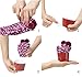 Imagen de JARSEEN 2 Caja Regalo Navidad Calcetines Dia de san Valentin Super Suaves Cómodos Calentar Mujer DIY