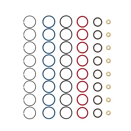 GUYAOYI 8 Set 7.3L Diesel Fuel Injector O-Ring Seal Kits Fit for Ford F250 F350 F450 F550 E350 E450 Truck 1994-2003 CM5010, XC3Z-9229-AB