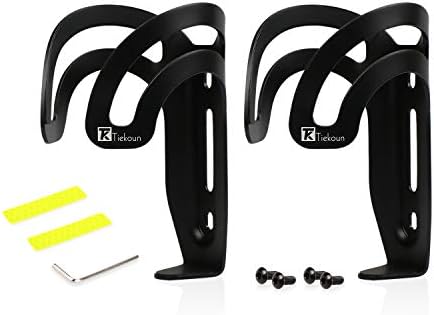 Tiekoun Bike Water Bottle Cage Holder, 2 Pack Adjustable Size Lightweight and Strong Bicycle Bottle Holder, lkshj