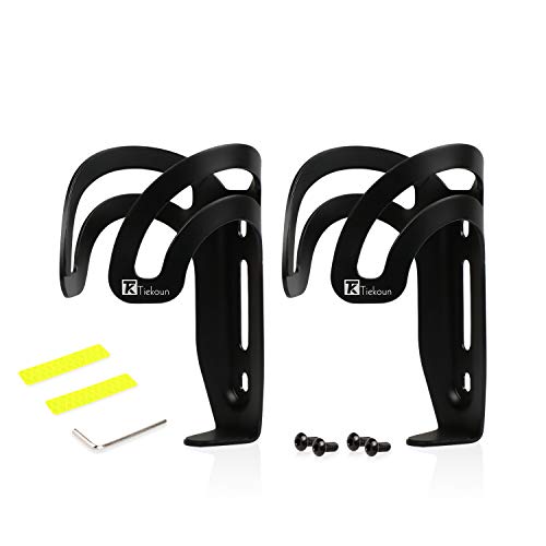 Tiekoun Bike Water Bottle Cage Holder, 2 Pack Adjustable Size Lightweight and Strong Bicycle Bottle Holder, lkshj