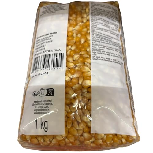 AFROASE Maïs pop corn 1 kg – Grains Naturels pour Popcorn – vue 2