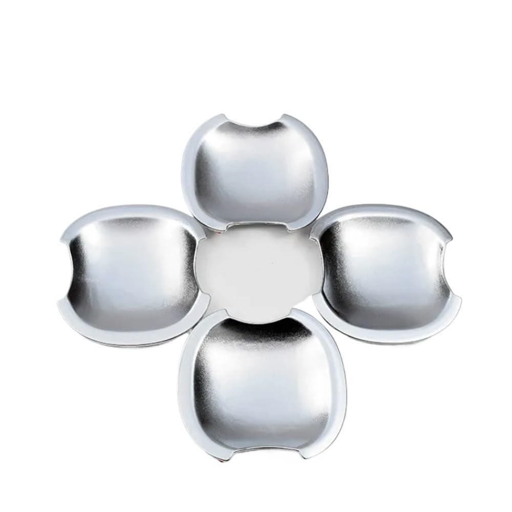 Mlhoghigd Silver Bowl Door Handle Car Door Handle Cover Stickers For Qashqai For J10 2007-2013 Styling Accessories
