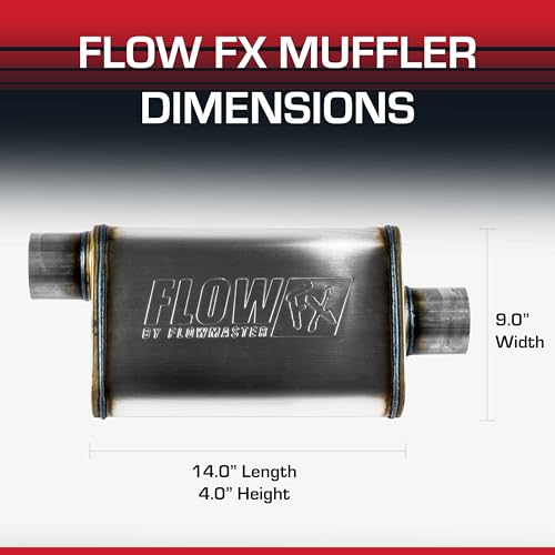 Flowmaster Flow FX Chambered Muffler – 3.00” Offset In / 3.00” Center Out – Moderate Sound – Stainless Steel – Affordable Performance for Modern Trucks, Muscle Cars & Daily Drivers (71229) by Flowmaster - Image 8
