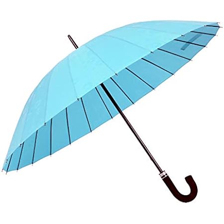 Amazon Wonder Labo 傘 レディース おしゃれ 晴雨兼用 レディース 傘 大きめ 長傘 レディース 雨傘 スカイブルー 送料無料 Wonder Labo 傘 レインウェア 通販