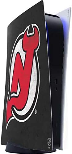 Skinit Decal Gaming Skin Compatible with PS5 Digital Edition Console - Officially Licensed NHL New Jersey Devils Home Jersey Design