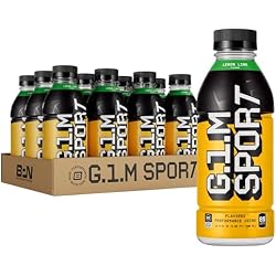 BPN G.1.M Sport Ready to Drink Endurance Fuel, Lemon Lime, 12-Pack Bottles | Fast-Digesting Carbs & Electrolyte for Training and Race Day Hydration