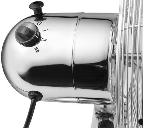 Ventilateur de table Unold 86830 chromé à oscillation grand angle - 7