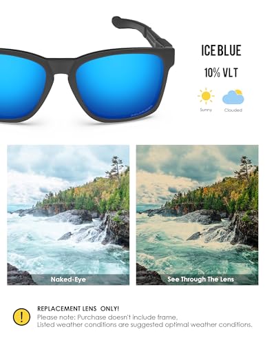 Image of BLAZERBUCK Anti-salt Polarized Replacement Lenses for Oakley Catalyst OO9272 Sunglass