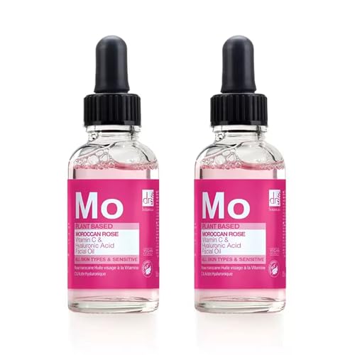 Katsy Style Moroccan Rose Superfood Facial Oil 2 x 30ml – Hydrating & Nourishing Face Oil for Radiant Skin