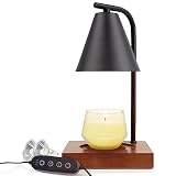 Warmistic Candle Warmer, Compatible with Yankee Candle, Metal Frame with Wooden Base, Candle Warmer