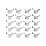The Beadsmith SpringEEZ Bead Clamps – 20 Small Size Stainless-Steel Spring Clips for Jewelry & Bracelet Making Kit Projects, Prevent Beads from Falling While Beading