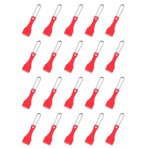HOODANCOS 20pcs Plastic Ticket Scraper Tool Scratcher for Labels Stickers and Paint Removal for Skin and All Compact Design for Easy Storage