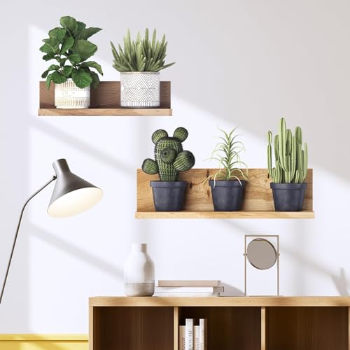VIDSTW 3D Sticker Mural Plantes 30x90CM Décoration Murale Sticker Plante Auto Adhésif Cuisine Trompe L'oeil Mural Stickers Muraux Vases Autocollant...