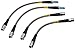 StopTech (950.34527) Brake Line Kit, Stainless Steel