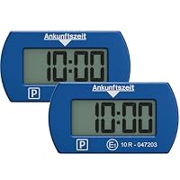 Needit 2X elektronische Parkscheibe Park Mini I automatische Parkscheibe elektrisch mit Zulassung vom Kraftfahrt-Bundesamt I Digitale Parkuhr mit 2 Displays I maximale Funktion in minimalem Format – Ansicht 1