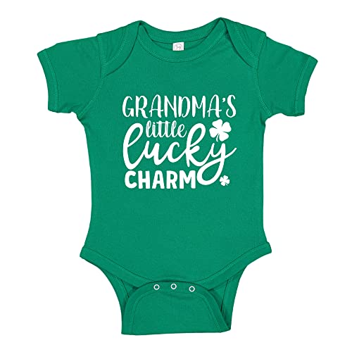 Grandma's Lucky Charm Baby One Piece Bodysuit or Toddler T-Shirt St Patrick's Day Clothes
