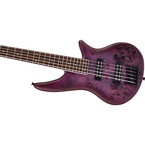Jackson X Series 5-String Spectra Bass Sbxp V, Transparent Purple Burst, Laurel Fingerboard #TOP6