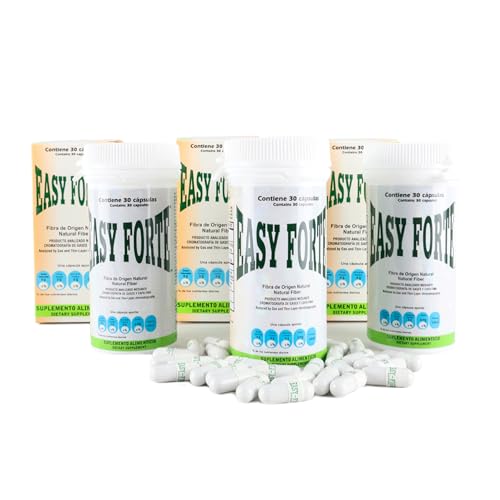 Easy Forte by Easy Figure | 3-Pack Natural Fiber Capsules | Fibra Natural en Cpsulas | 90 Count