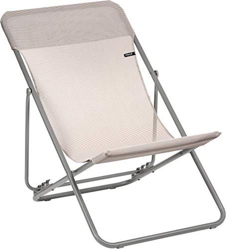 Lafuma Mobilier Maxi Transat Ligstoel Batyline titanium/Magnolia 2020 campingstoel