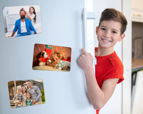 Square Custom Photo Magnet | Square Magnetic Photos For Home School Office Kitchen Fridge Special Decoration | Save Your Best Personalized Picture Magnets | Inkl Free Photo Upscaler #TOP1
