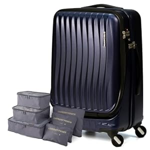 ［クラムアドバンス］ FREQUENTER フリクエンター キャリーケース スーツケース フロントオープン 4輪 軽量 ..." 