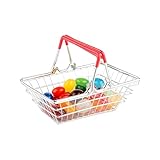 Resistente y resistente: con su exterior suave y propiedades resistentes a los arañazos, este pequeño carrito de compras proporciona un entorno seguro para almacenar alimentos, utilizando materiales inodoros para mejorar la facilidad de uso y la tranquilidad durante las compras rutinarias o las tareas de gestión del hogar