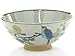 Kutani Hyakkaen kutaniyaki ware meshiwan bowl chawan rice cup bird & tree