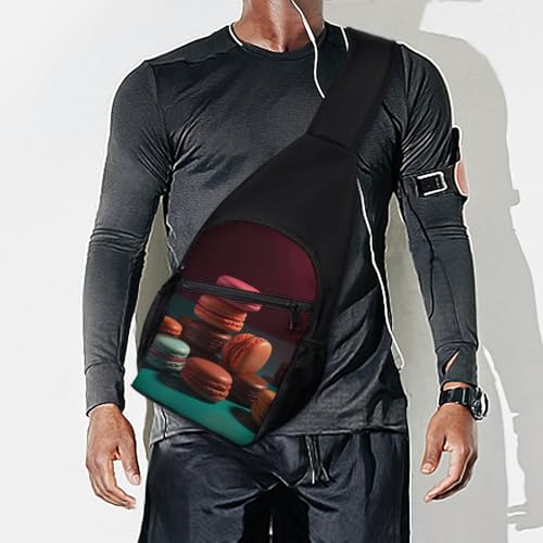 Morrales tipo sling para senderismo y uso casual blanco miniatura 7