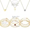 Golden Jewelry Sets for Women Fashion Costume Jewelry Includ Necklace Bracelet Rings Earrings Set