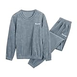 Conjunto de Pijamas para Mujer de Manga Larga de Forro Polar - Conjuntos de Pijamas para Mujer de Manga Larga de Invierno Cálidos Pjs - Comfypajamas Ropa de Dormir Conjunto de Ropa de Noche de 2