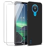 [Alta sensibilidad y definición] - El protector de pantalla para Nokia 1.4 ultra delgado es muy sensible al tacto,la película es clara al 99% HD,proporciona un efecto visual claro y mantiene las imágenes brillantes y coloridas,como si no tuviera un protector de pantalla en la pantalla.