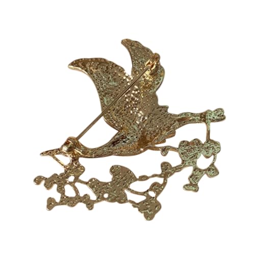 Broche grue pour femme accessoire de mode boutonniere pin