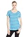 Marc New York Performance Women's Short-Sleeve Stripe Tee Shirt