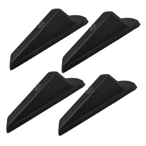 JECOMPRIS 4pezzi Fermaporta Antivento Heavy Duty Bloccaggio Per Design Versatile e Antiscivolo Facile Installare Adatto Qualsiasi