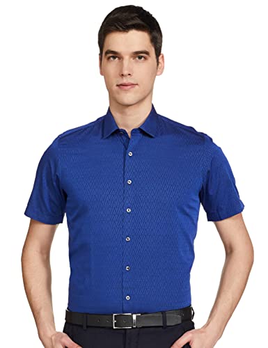 Image of Van Heusen Men's Regular Shirt (VHSH517M008530 Navy Color 39)