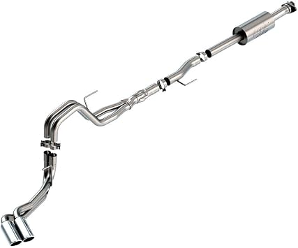 BORLA 140875 Cat-Back for 21-23 F-150 5.0L AT 2&4WD Crew Cab 5 7" Bed./Ext. Cab 6 7" Bed EXC. Tremor & Black Appear. Pkg. Add Adapt. 60556 Crew Cab 6 7" Bed. Adapt. 60564 Ext. Cab 8 2" Bed.