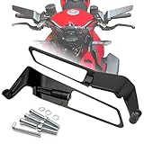 KAIQIVEM Motorcycle Mirrors Stealth Wind Wing Side Rearview Mirrors Compatible With Ducati Streetfighter V4 S V2 Diavel 1260 Hypermotard 698 821 950 1100 MONSTER 821 1200 S Multistrada Scrambler
