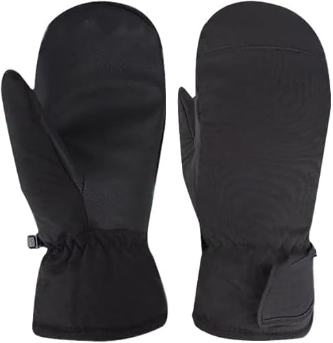 Winter Ski-Gloves for Women Men - Outdoor Warm Waterproof Windproof Snowboarding Mittens for Cold Weather