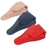 FUOYLOO Cuticle Trimmer Protective Case Nail Cutter PU Leather Case Ergonomic Grip Storage Pouch Manicure Kit Nail Scissor Pouch for Scissors Embroidery and DIY Tools
